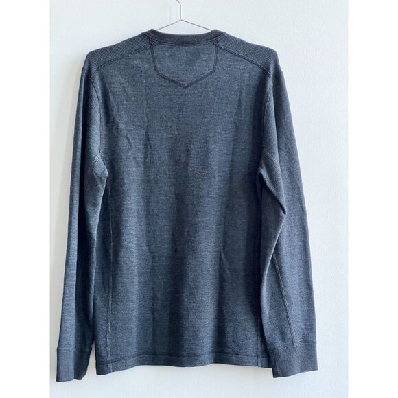 Eddie Bauer waffle cotton blend long sleeve‎ shirt SZ: S - Picture 2 of 9